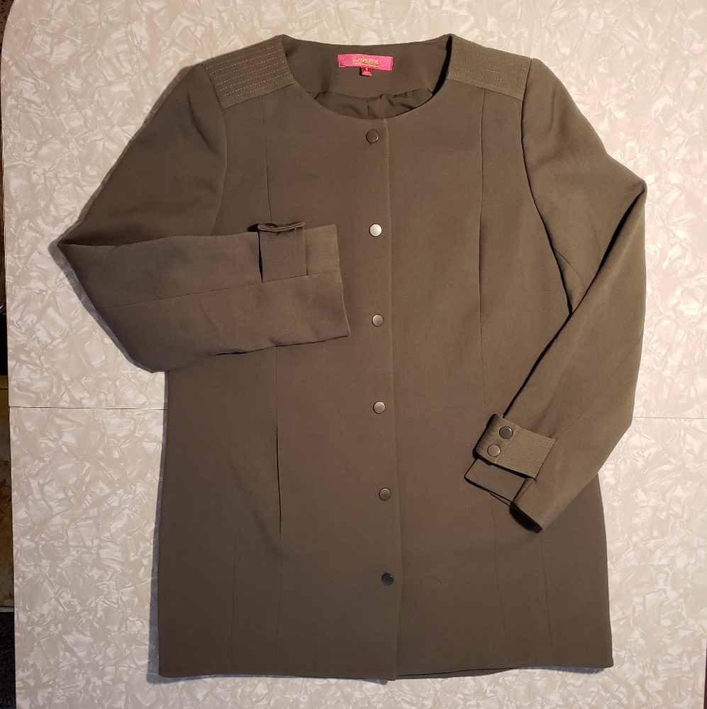 Catherine Maladrino Long Jacket - size 8